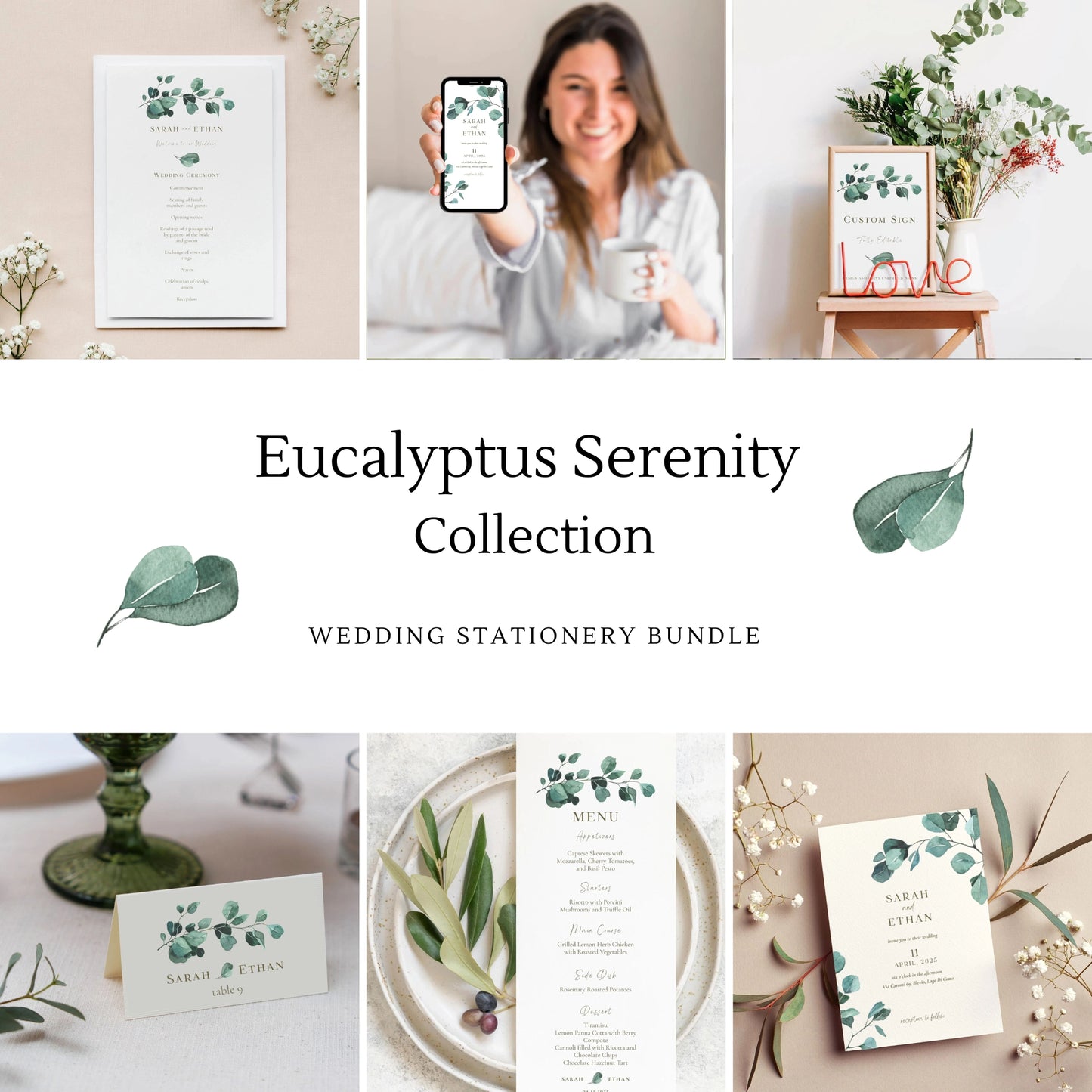 Eucalyptus Serenity Collection | Wedding Bundle