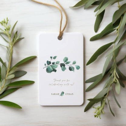 Eucalyptus Serenity | Wedding Favor Tag
