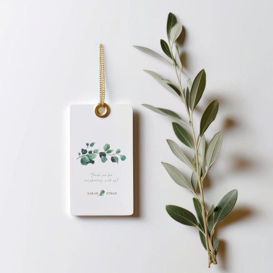 Eucalyptus Serenity | Wedding Favor Tag