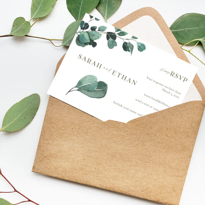 Eucalyptus Serenity | Wedding RSVP