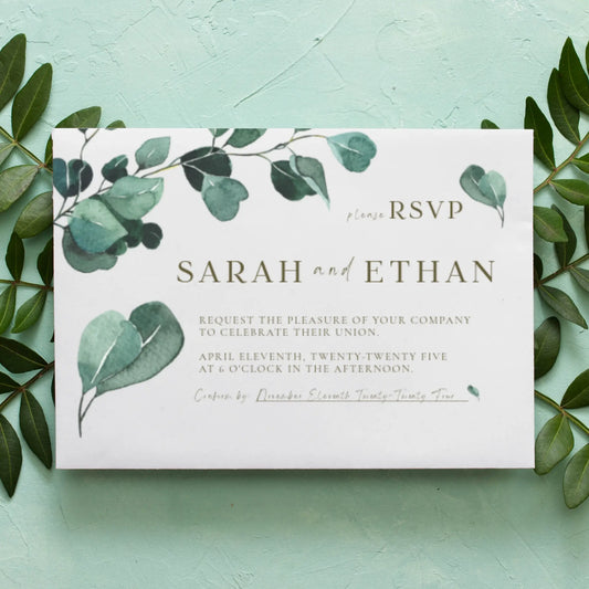 Eucalyptus Serenity | Wedding RSVP