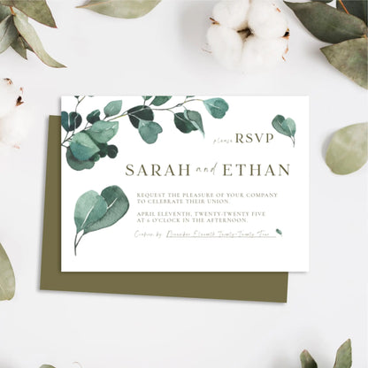 Eucalyptus Serenity | Wedding RSVP