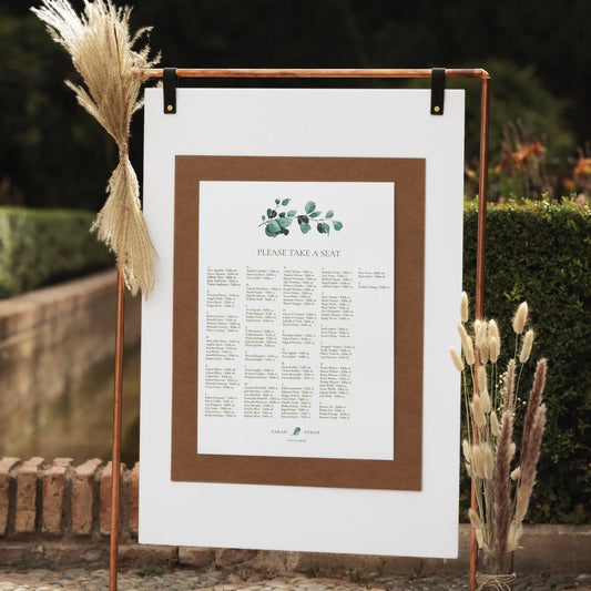 Eucalyptus Serenity | Wedding Seating Chart