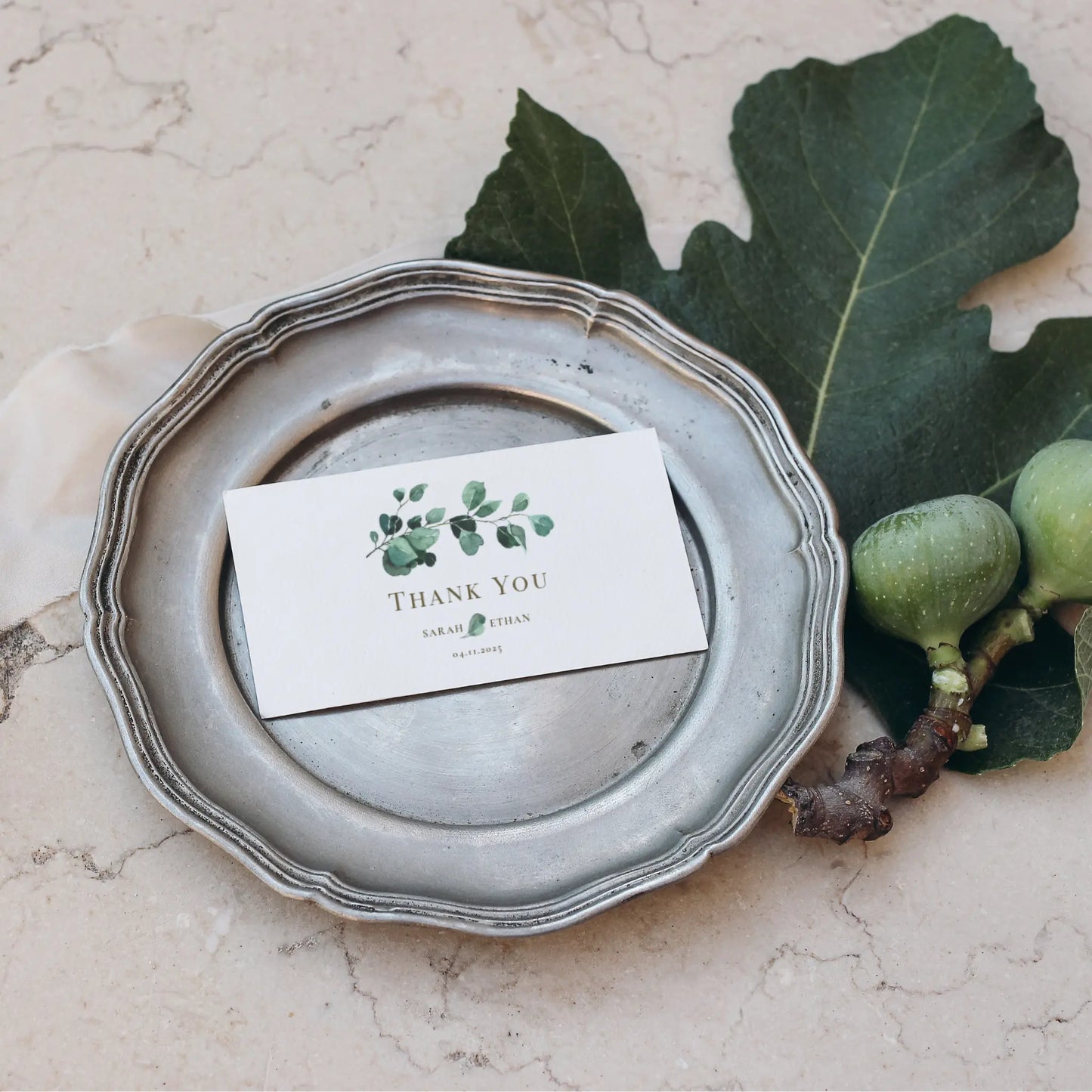 Eucalyptus Serenity | Wedding Thank You Tag