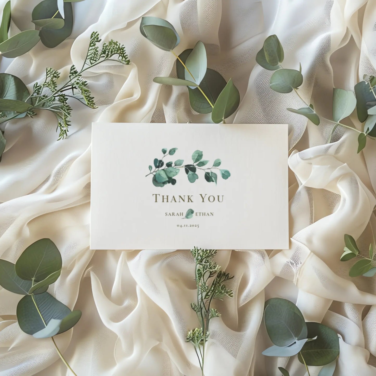 Eucalyptus Serenity | Wedding Thank You Tag