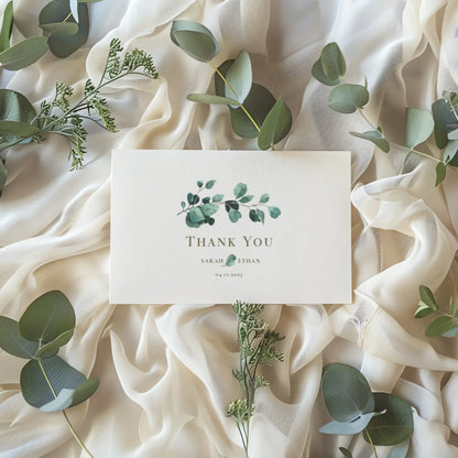 Eucalyptus Serenity | Wedding Thank You Tag