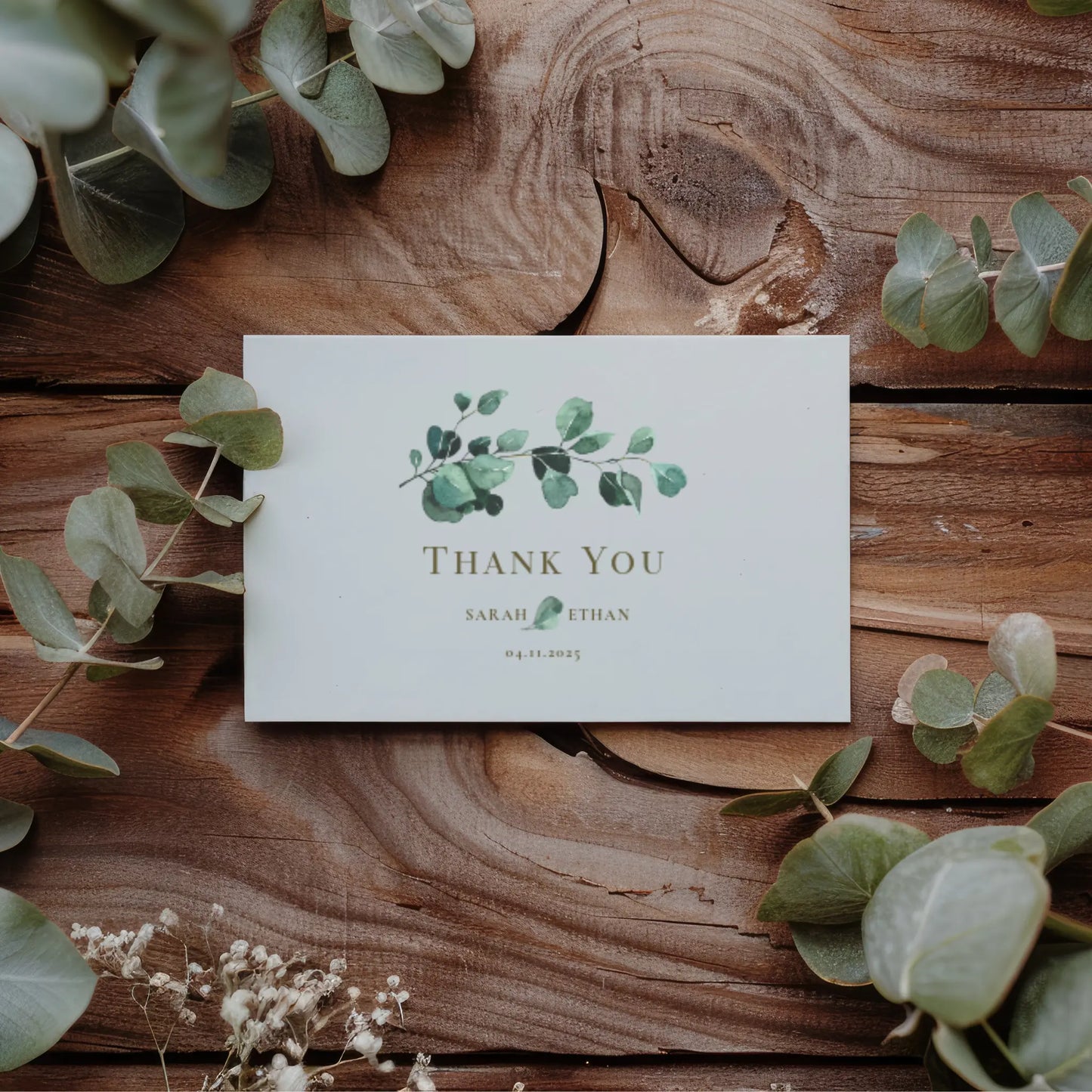 Eucalyptus Serenity | Wedding Thank You Tag