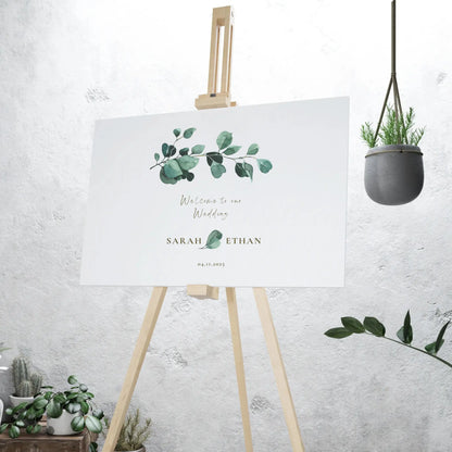 Eucalyptus Serenity | Wedding Welcome Sign