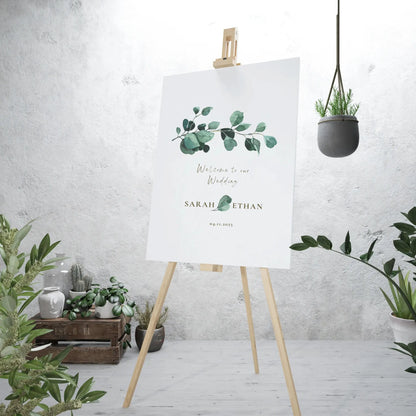 Eucalyptus Serenity | Wedding Welcome Sign