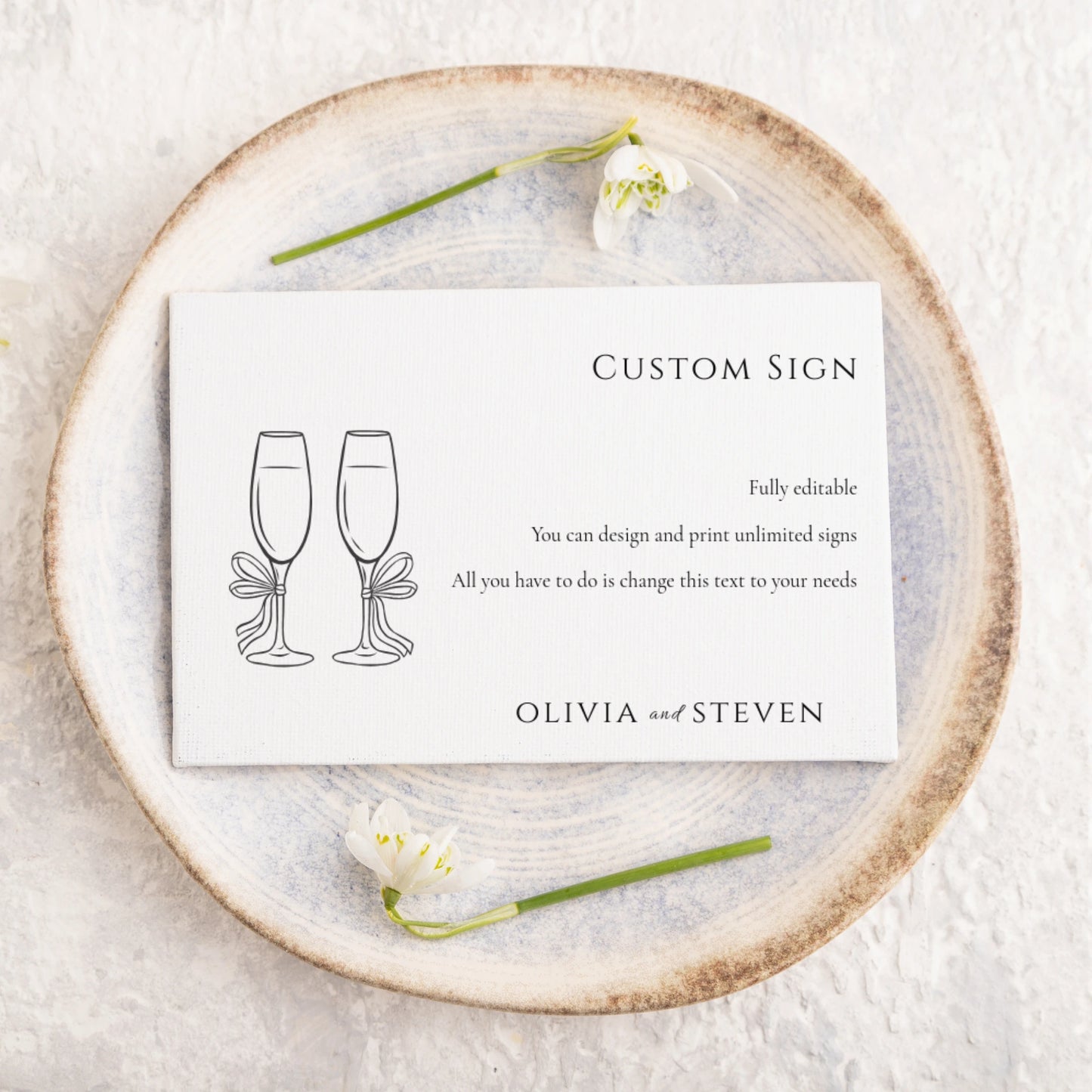 Glam | Wedding Custom Signs