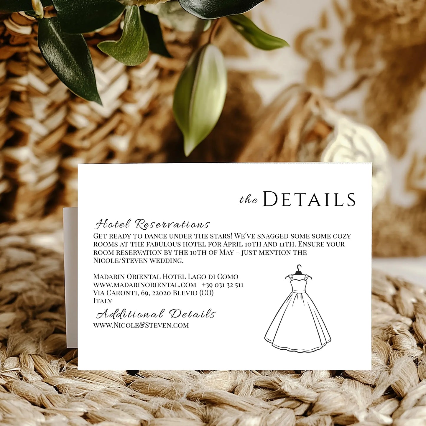 Glam | Wedding Details