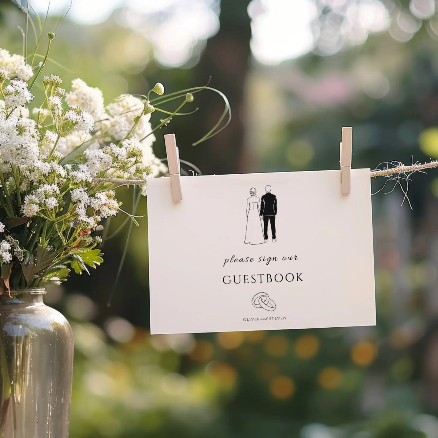 Glam | Wedding Guest Book Sign