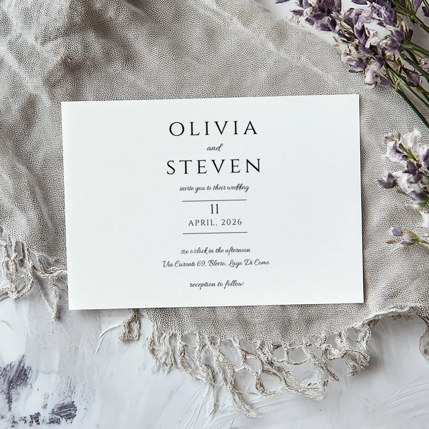 Glam | Wedding Invitation