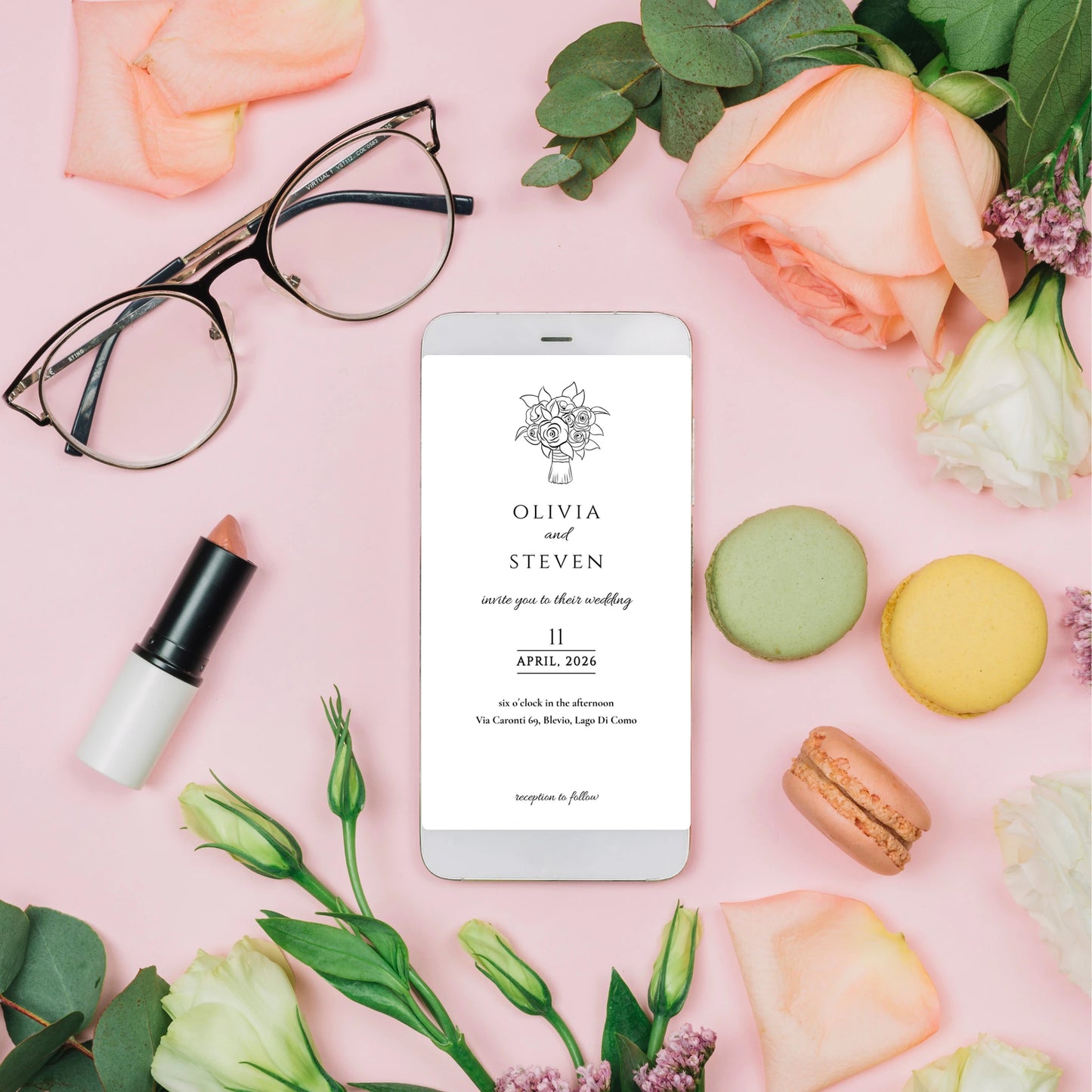 Glam | Wedding Mobile Invitation