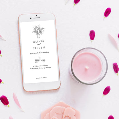 Glam | Wedding Mobile Invitation