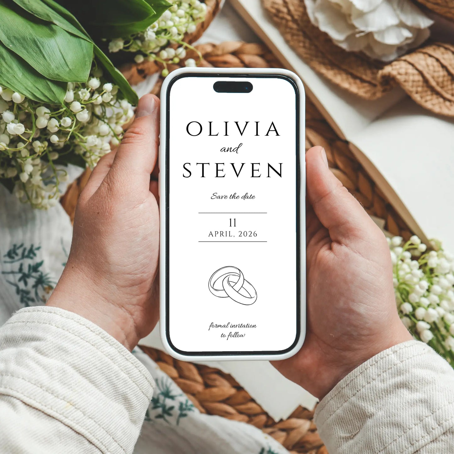 Glam | Wedding Mobile Save the Date