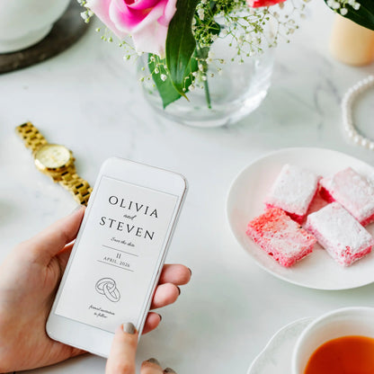 Glam | Wedding Mobile Save the Date