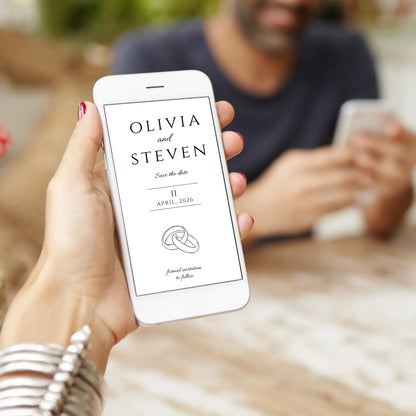 Glam | Wedding Mobile Save the Date