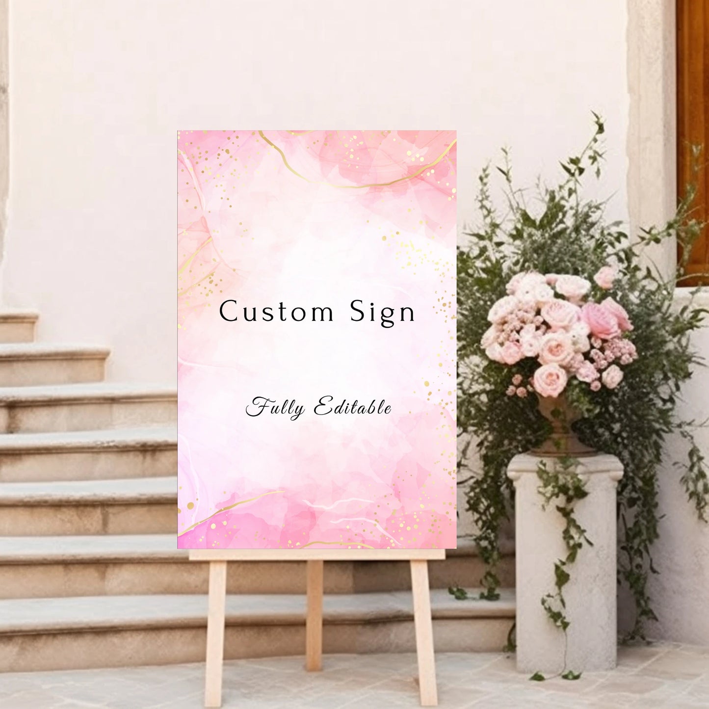 Pretty in Pink | Wedding Custom Signs