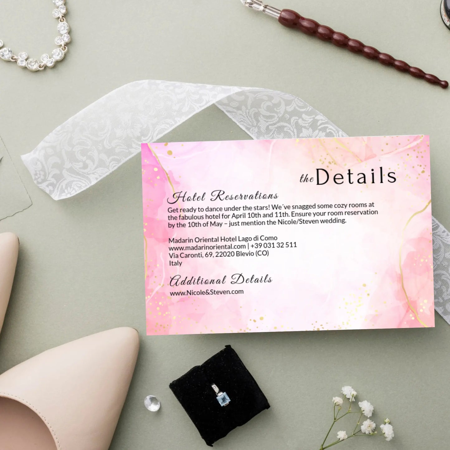 Pretty in Pink | Wedding Details