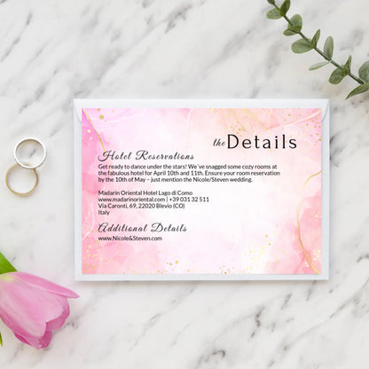 Pretty in Pink | Wedding Details