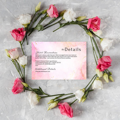 Pretty in Pink | Wedding Details