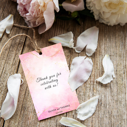 Pretty in Pink | Wedding Favor Tag