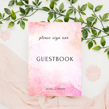 Pretty in Pink | Wedding Guest Book Sign