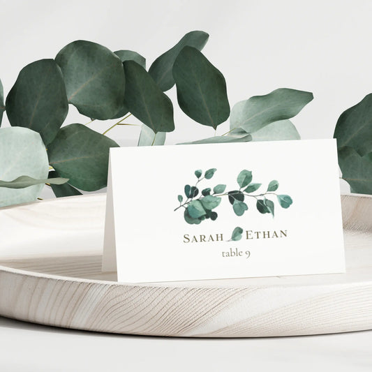 Eucalyptus Serenity | Wedding Table Signs