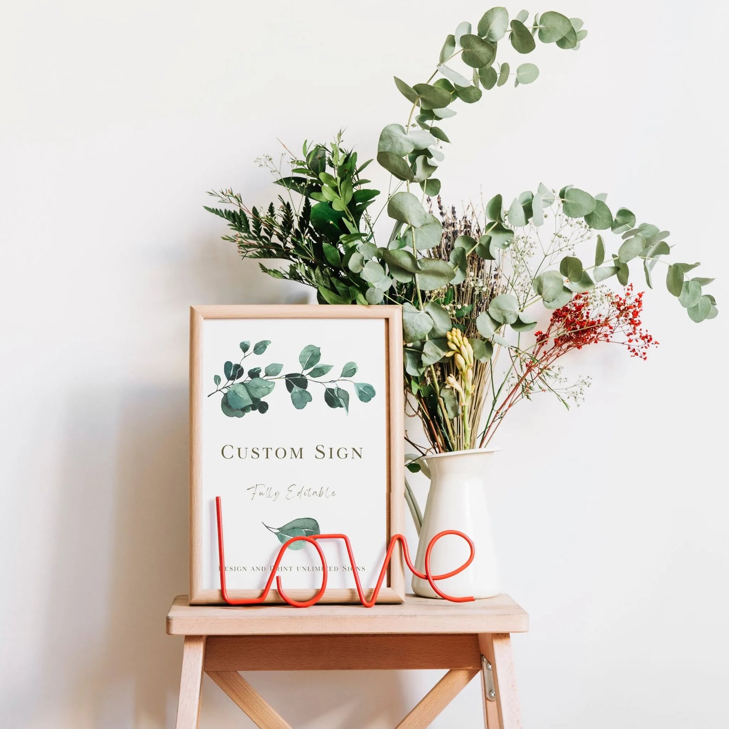 Eucalyptus Serenity | Wedding Custom Signs