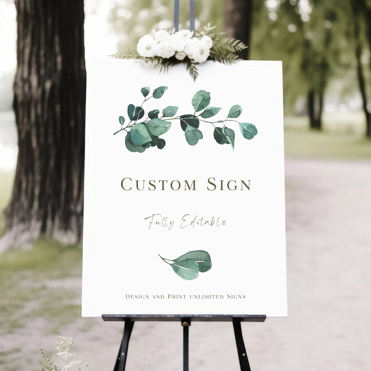 Eucalyptus Serenity | Wedding Custom Signs