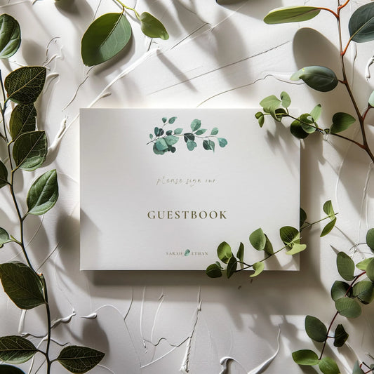 Eucalyptus Serenity | Wedding Guest Book Sign