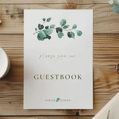 Eucalyptus Serenity | Wedding Guest Book Sign
