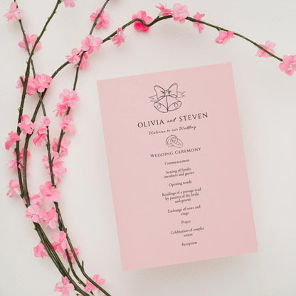 Glam | Wedding Program