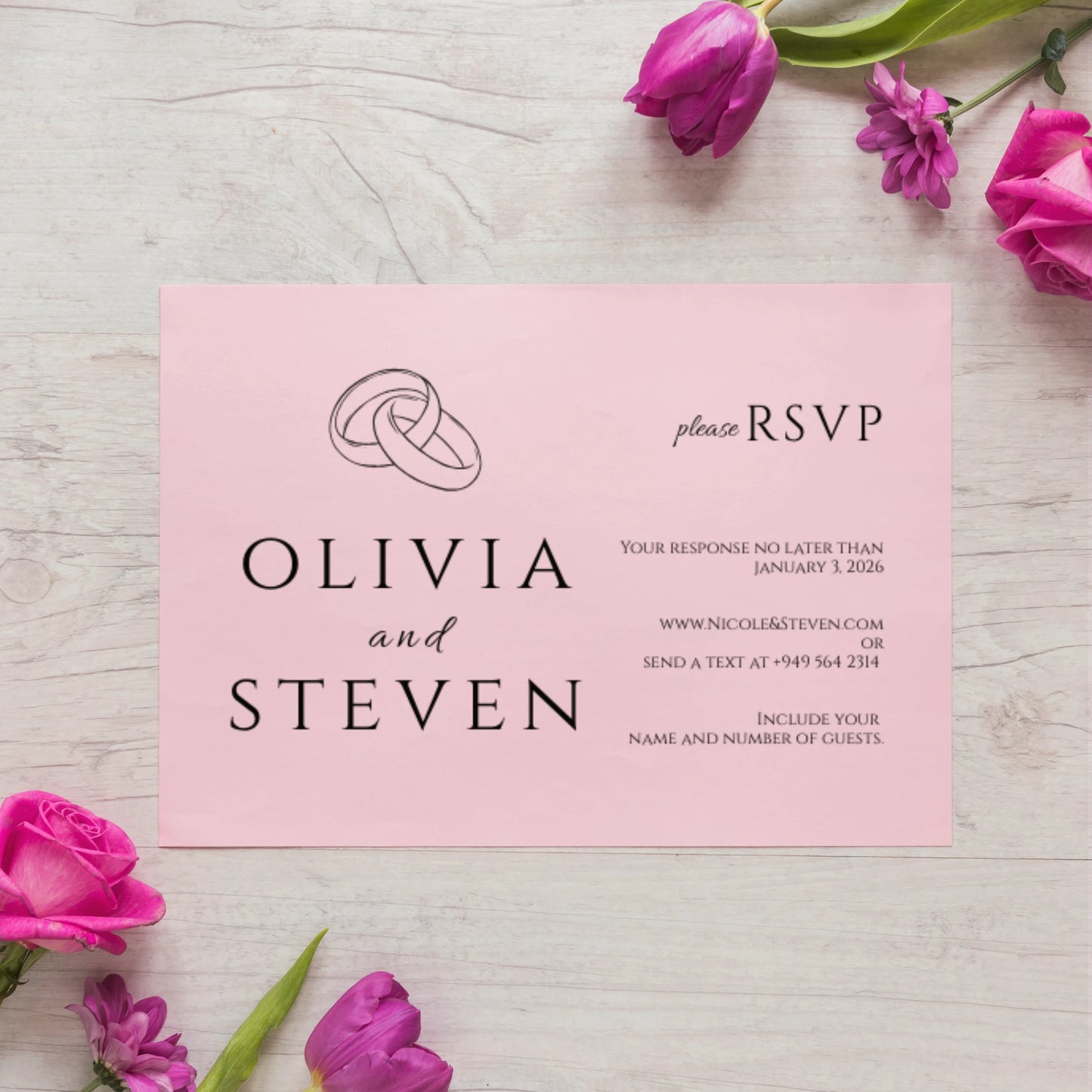 Glam | Wedding RSVP