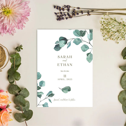 Eucalyptus Serenity | Wedding Save the Date