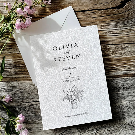 Glam | Wedding Save the Date