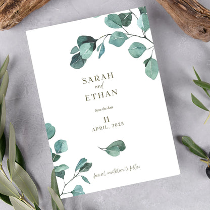 Eucalyptus Serenity | Wedding Save the Date