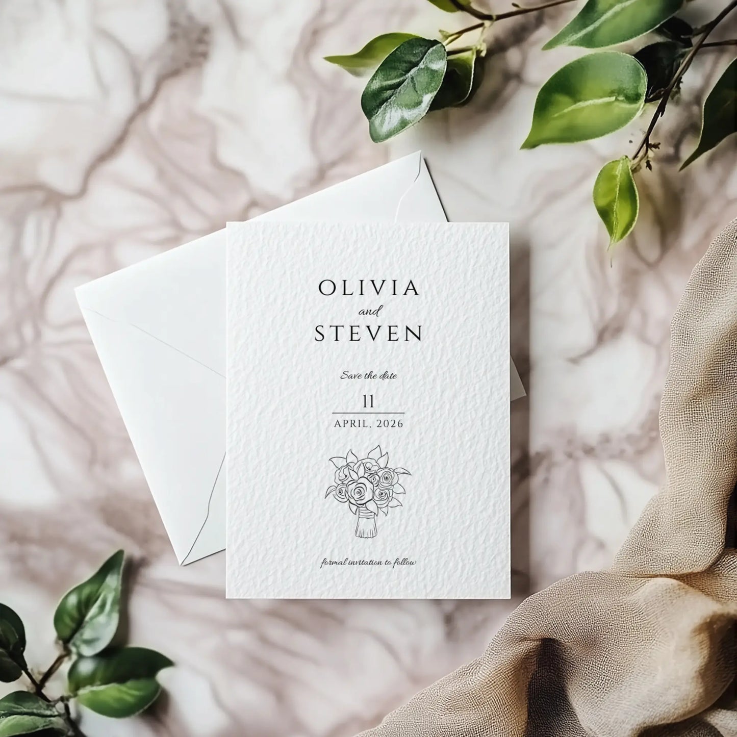 Glam | Wedding Save the Date