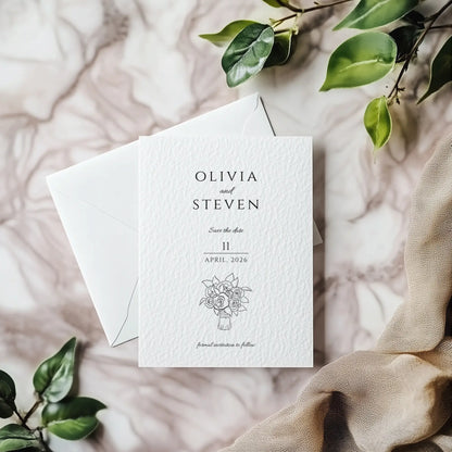 Glam | Wedding Save the Date