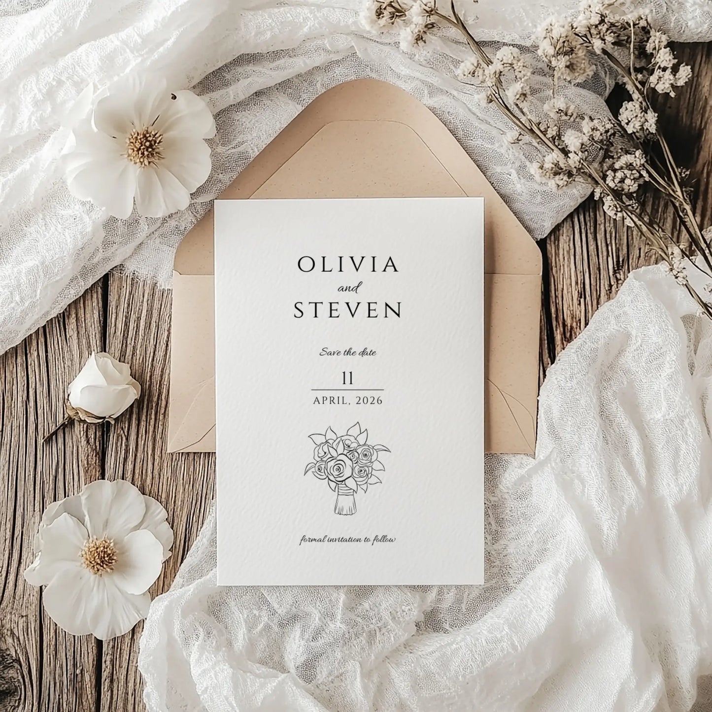 Glam | Wedding Save the Date