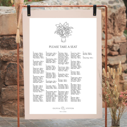 Glam | Wedding Seating Chart