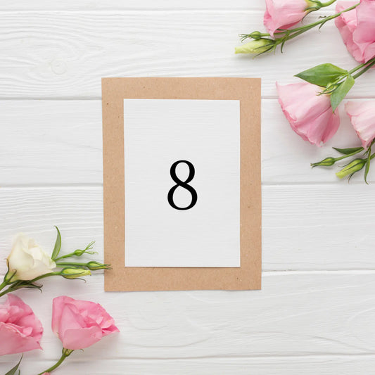Glam | Wedding Table Signs