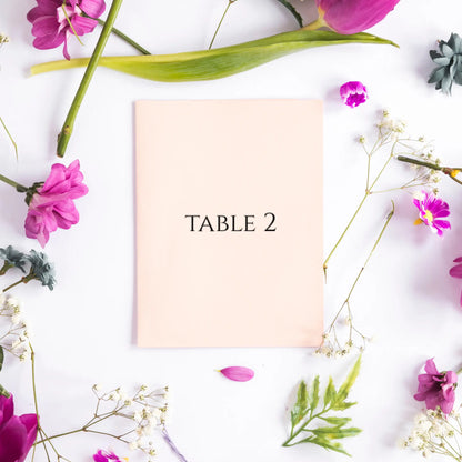 Glam | Wedding Table Signs