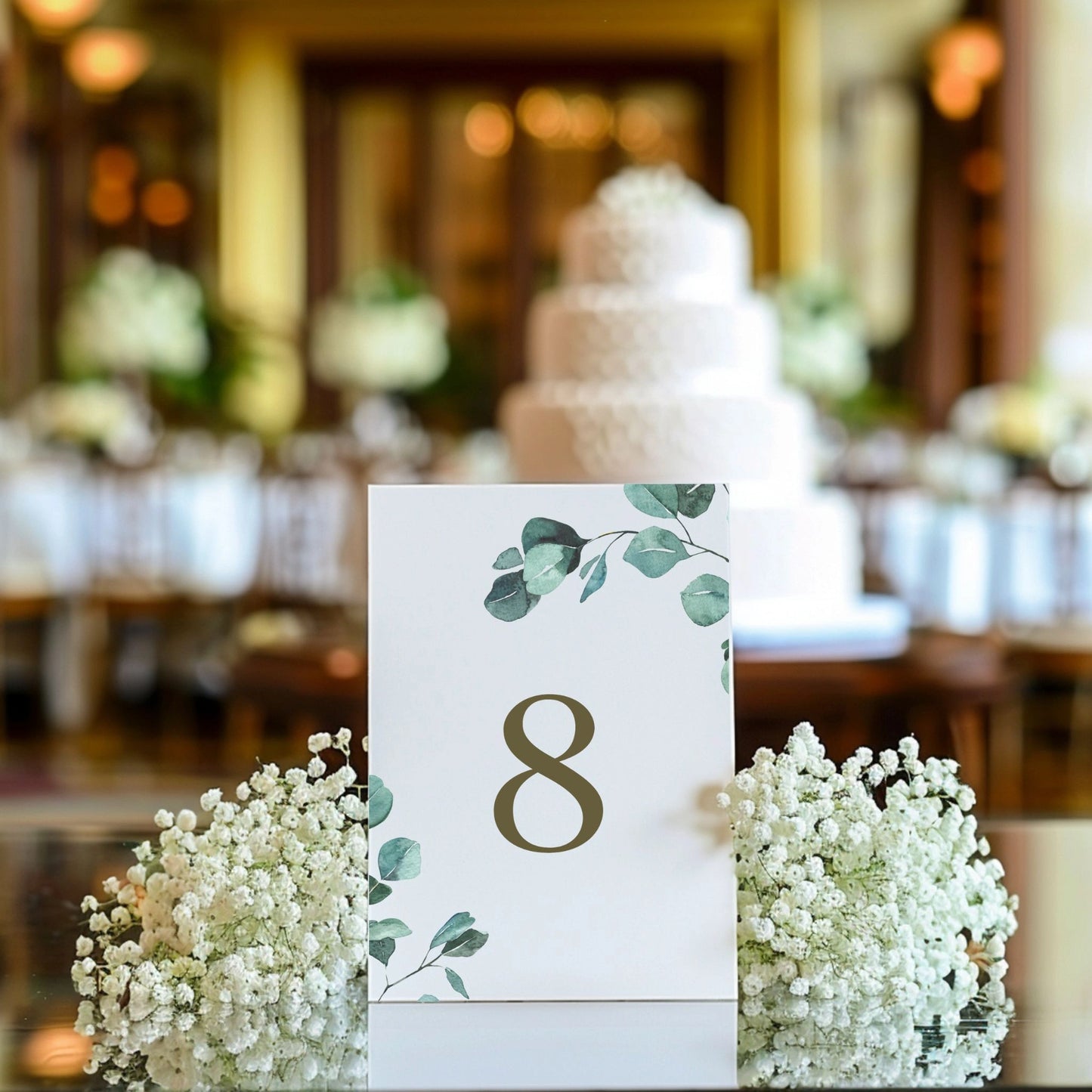 Eucalyptus Serenity | Wedding Table Signs