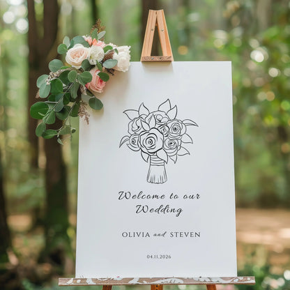 Glam | Wedding Welcome Sign