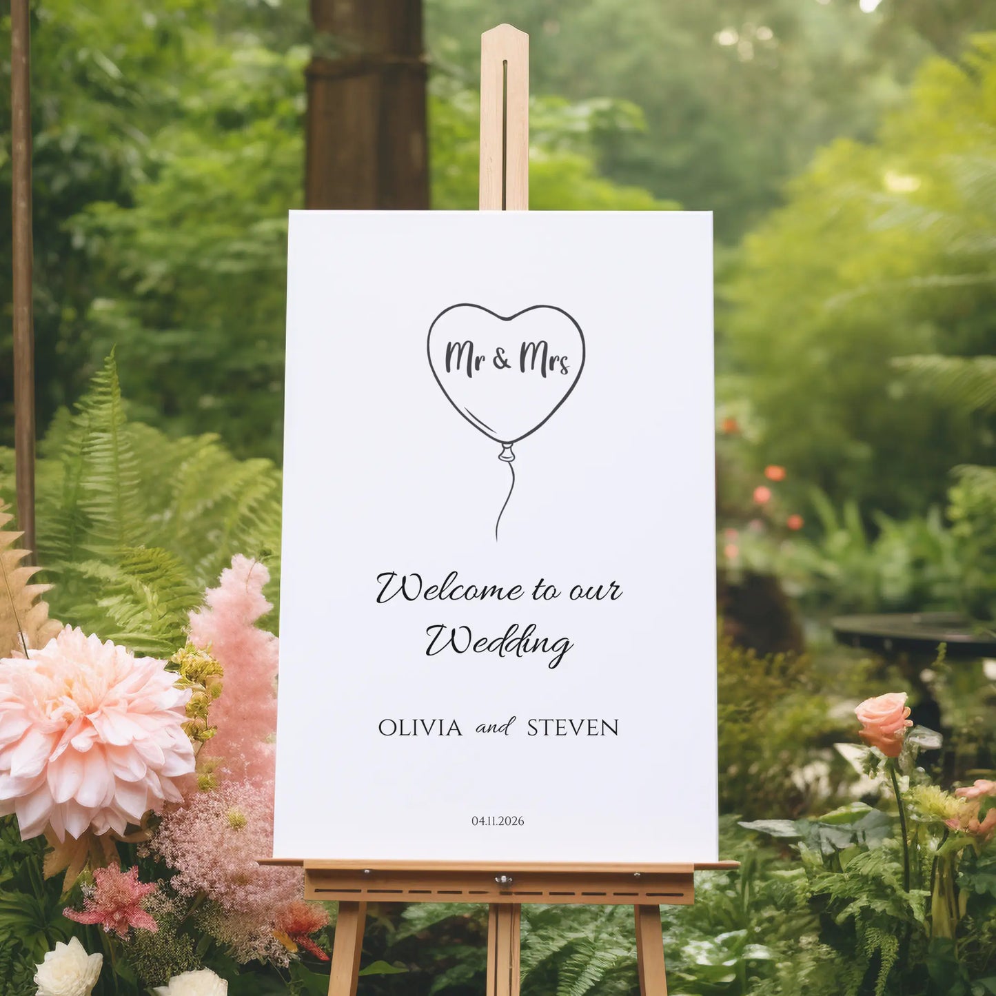 Glam | Wedding Welcome Sign
